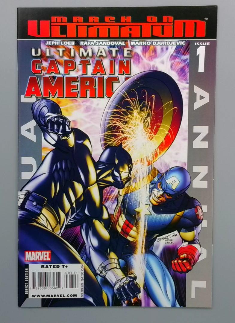 Ultimate Captain America #1, NM Marvel, 2011