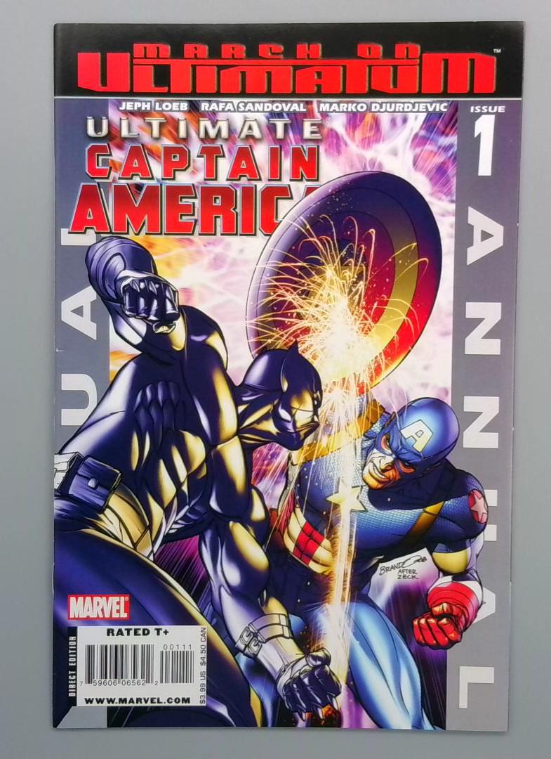 Ultimate Captain America #1, VF/NM Marvel Comics, 2011