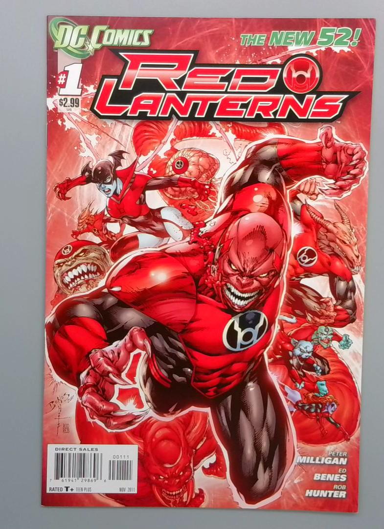 Red Lanterns #1, The New 52, DC Comics, 2011