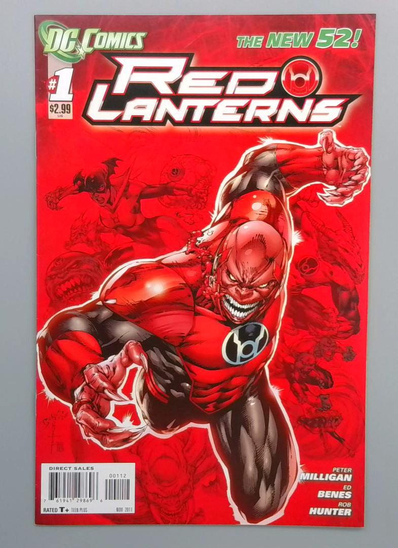 Red Lanterns #1, VF/NM 2nd Print, The New 52!, DC Comics, 2011