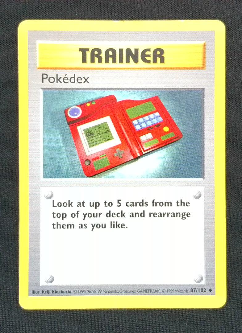 Pokédex - Base Set - 87/102 - Uncommon Trainer