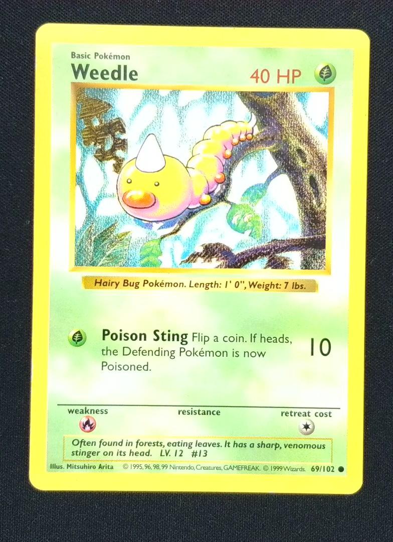 Weedle - Base Set - 69/102 - Common