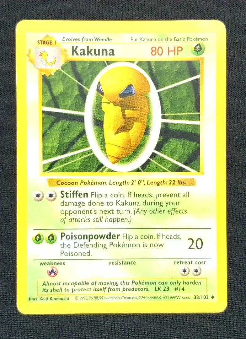 Kakuna - Base Set - 33/102 - Common