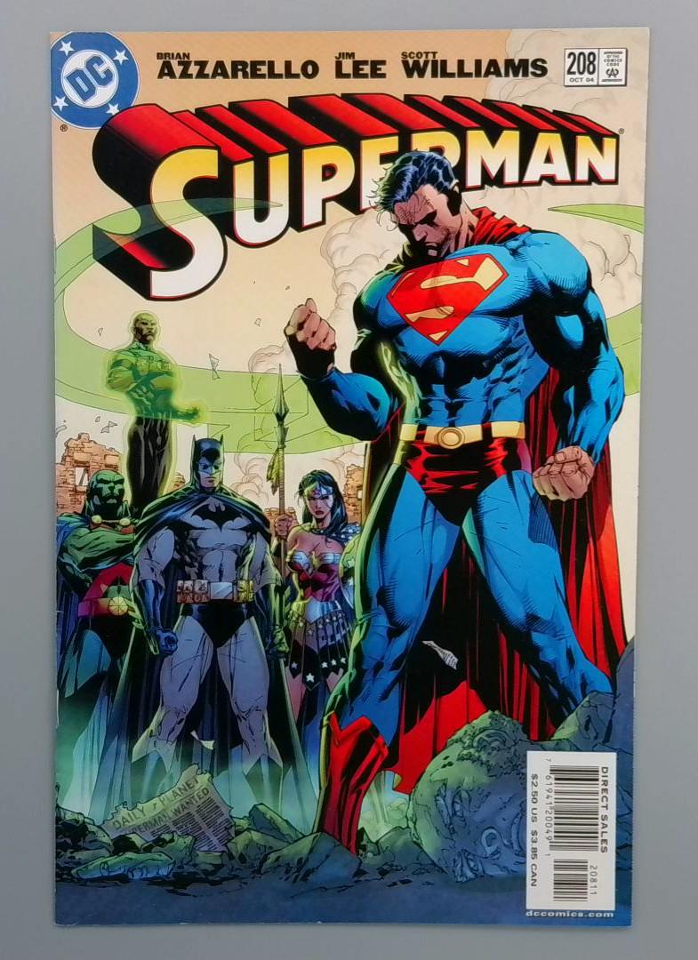 Superman #208, VF Jim Lee DC Comics, 2004