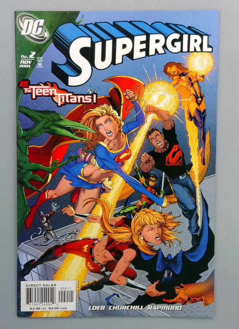 Supergirl #2, NM- Teen Titans, DC Comics, November 2005