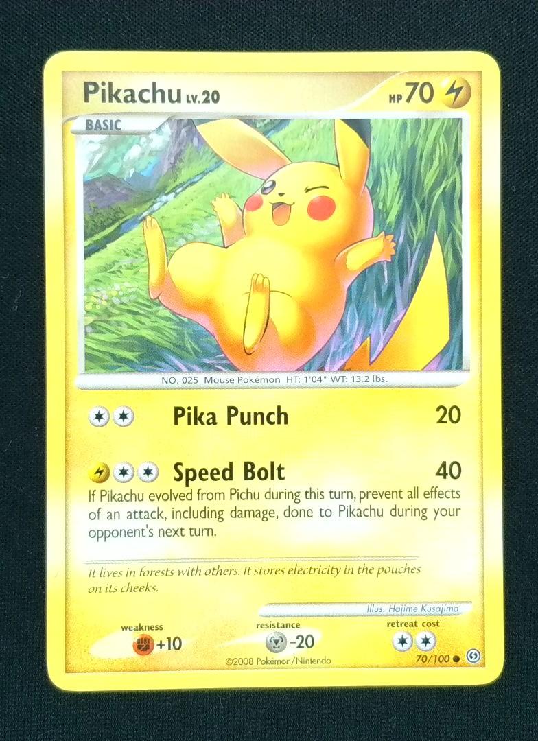 Pikachu - Platinum - 70/100 - Basic