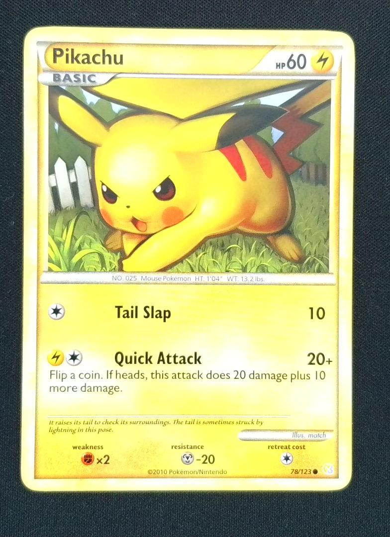 Pikachu - HeartGold SoulSilver - 78/123 - Common