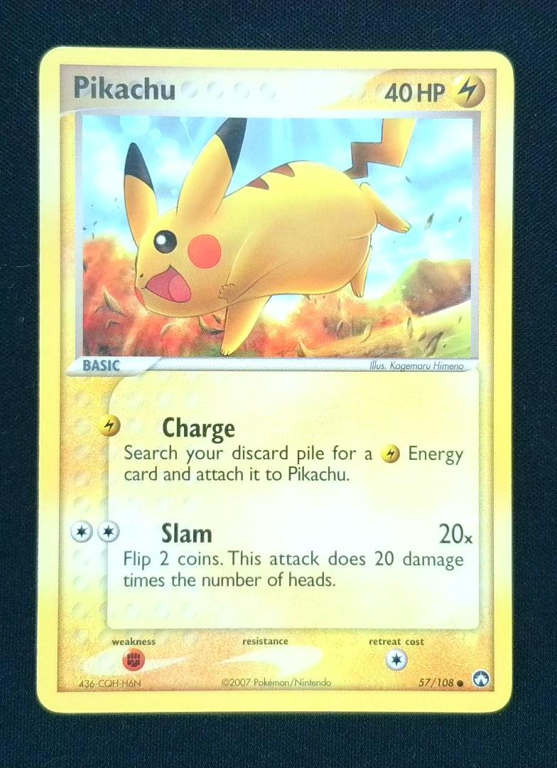 Pikachu - Mysterious Treasures - 57/108 - Basic - 2007