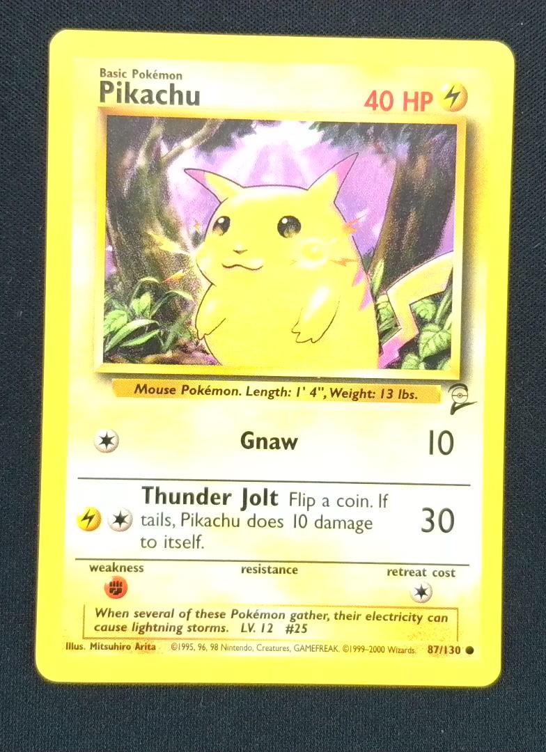 Pikachu - Base Set 2 - 87/130 - Common