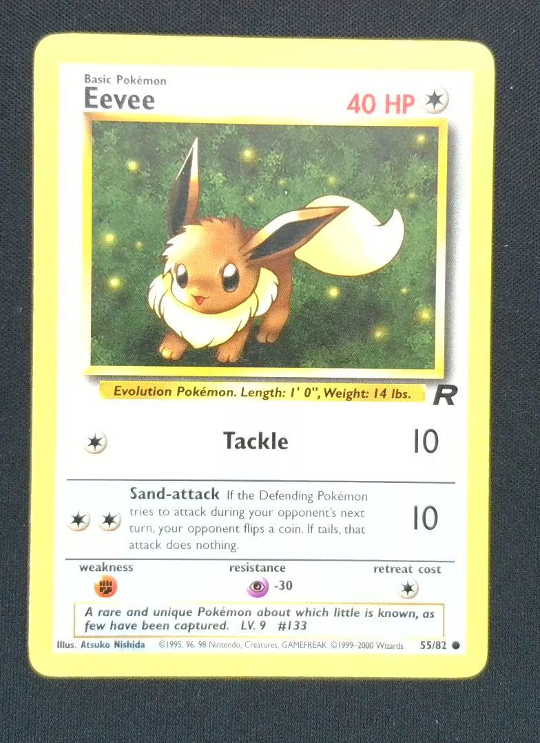 Eevee - Team Rocket - 55/82 - Rare