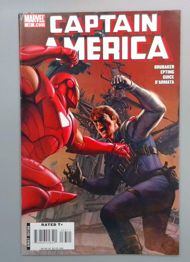Captain America #33, NM- Brubaker/Epting/Guice/D'Armata, Marvel Comics, 2008