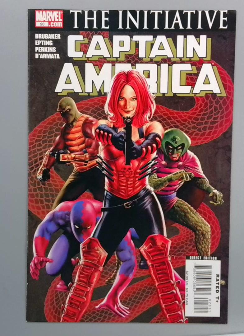 Captain America #28, VF-, The Initiative, Marvel, 2007