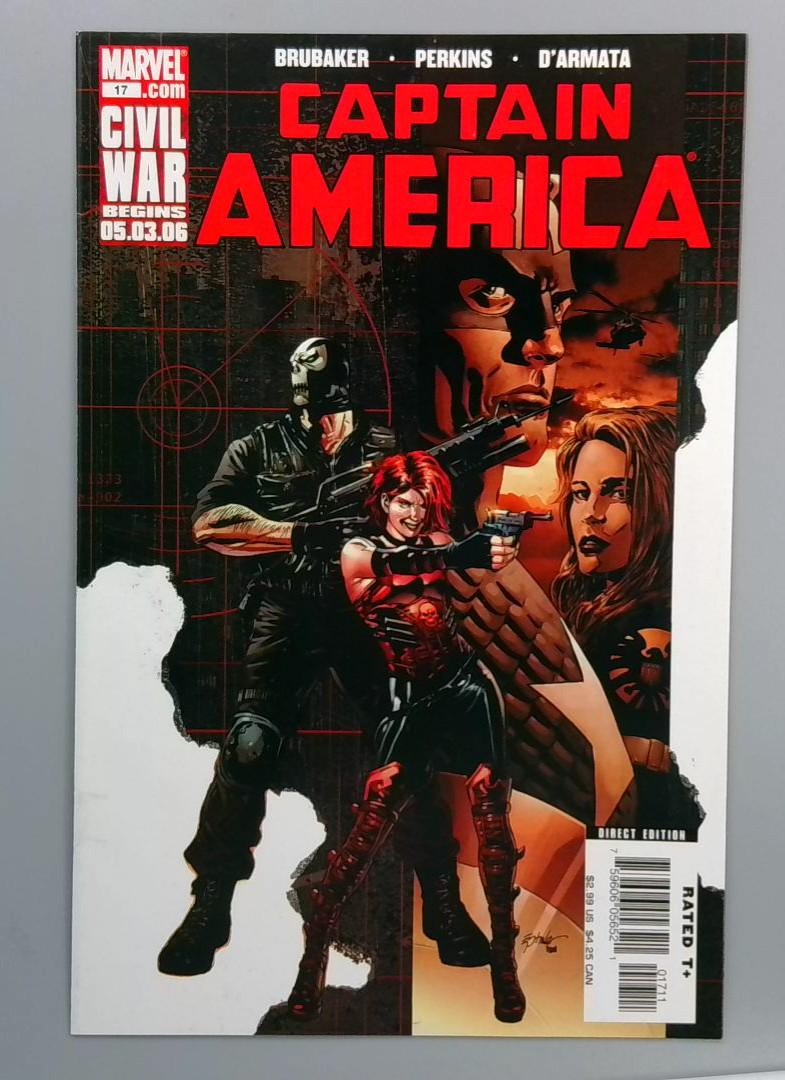 Captain America #17, NM Civil War Begins 05.03.06, Marvel, 2006