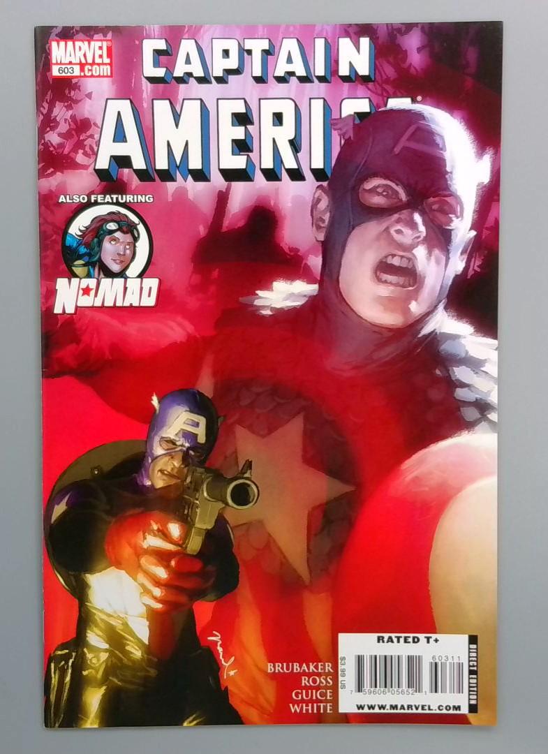 Captain America #603, VF+ Nomad Backup Feature, Marvel, 2009