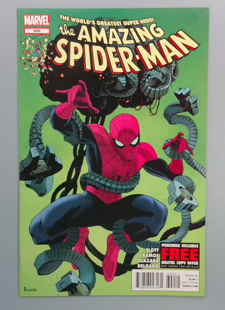 Amazing Spider-Man #699, VF- Marvel Comics, 2013