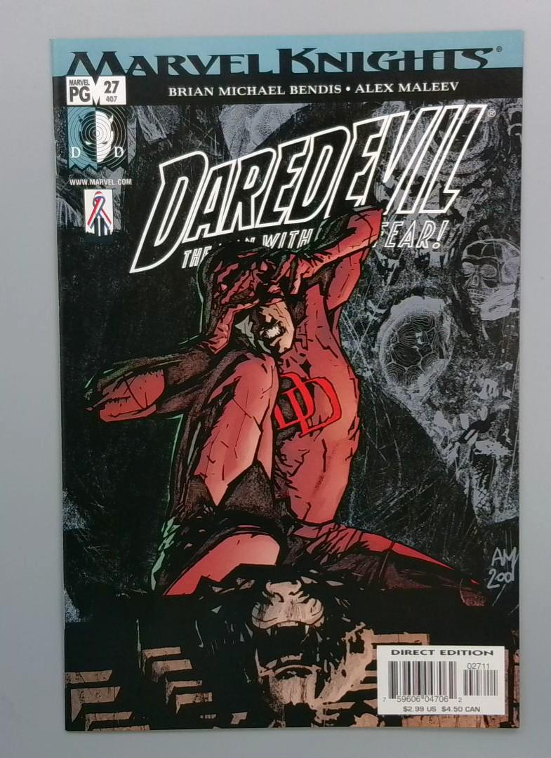 Daredevil #27, VF- Marvel Knights, Marvel Comics, 2001
