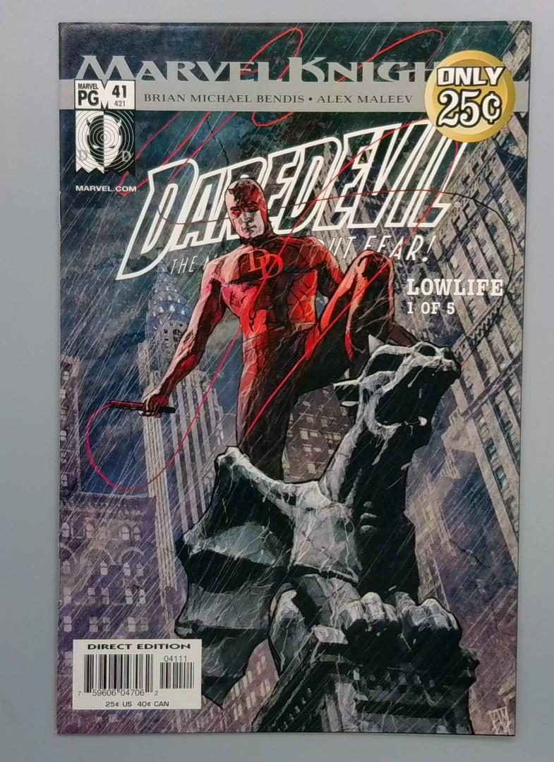 Daredevil #41, NM Lowlife Part 1 of 5, Marvel Comics, 2002