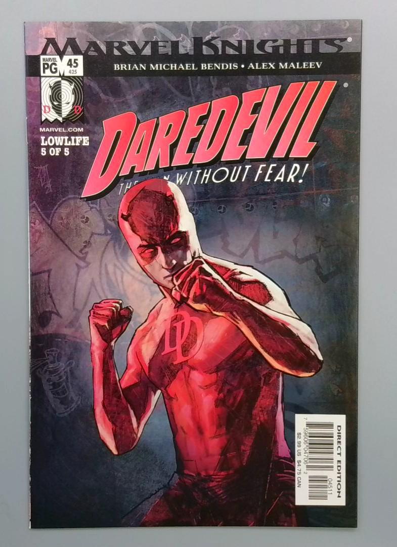 Daredevil #45, NM Lowlife 8 of 5, Marvel Knights, 2002