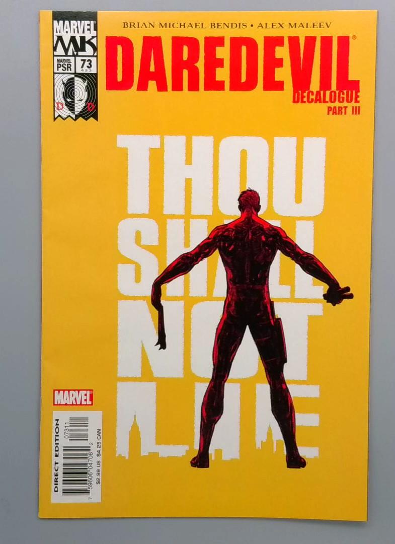 Daredevil #73, Decalogue Part III, Marvel, 2005