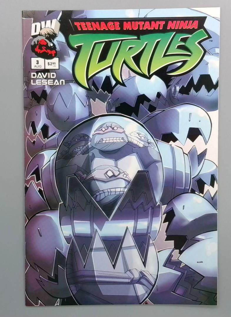 Teenage Mutant Ninja Turtles #3, NM David Lesean, August, DW
