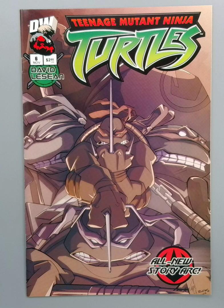 Teenage Mutant Ninja Turtles #6, NM David Lesean, DW, 2003