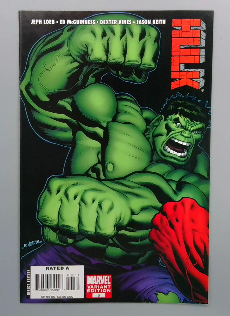Hulk #6, NM Variant Edition, Marvel Comics, 2008