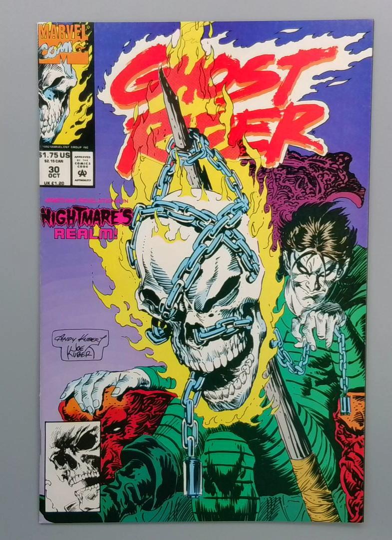 Ghost Rider #30, NM Nightmares Realm, Marvel Comics, 1992