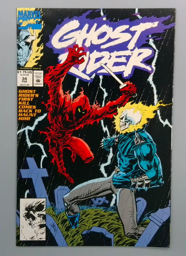 Ghost Rider #34, NM Marvel Comics, February 1993
