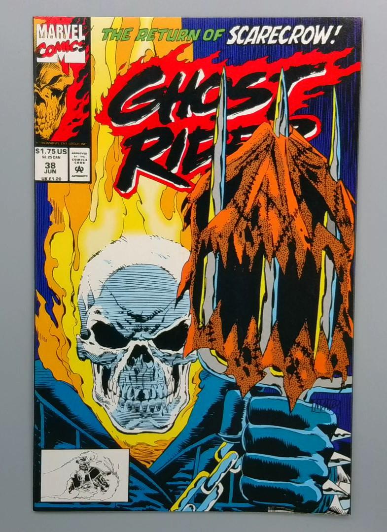 Ghost Rider #38, NM The Return of Scarecrow!, Marvel Comics, 1992
