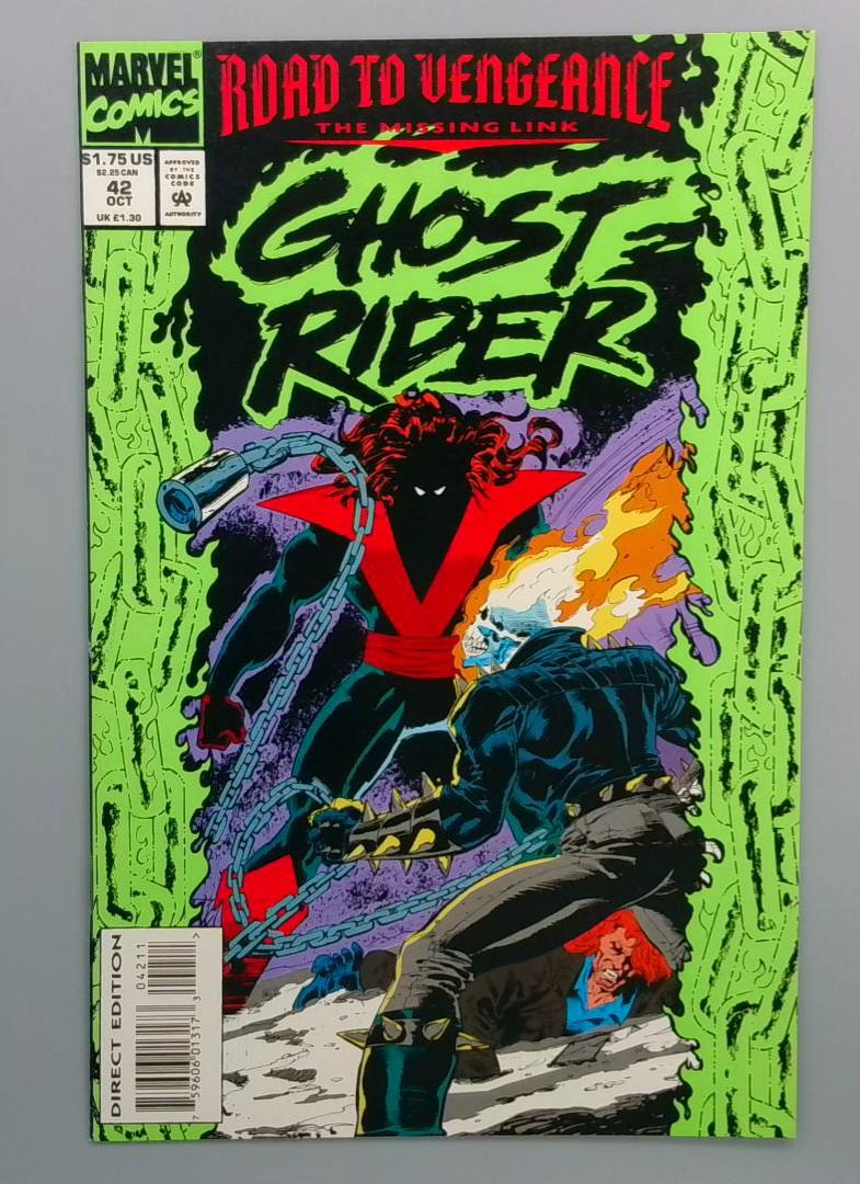 Ghost Rider #42, NM Road to Vengeance: The Missing Link, Marvel Comics, 1993