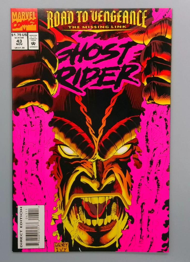 Ghost Rider #43, NM Road to Vengeance: The Missing Link, Marvel Comics, 1993