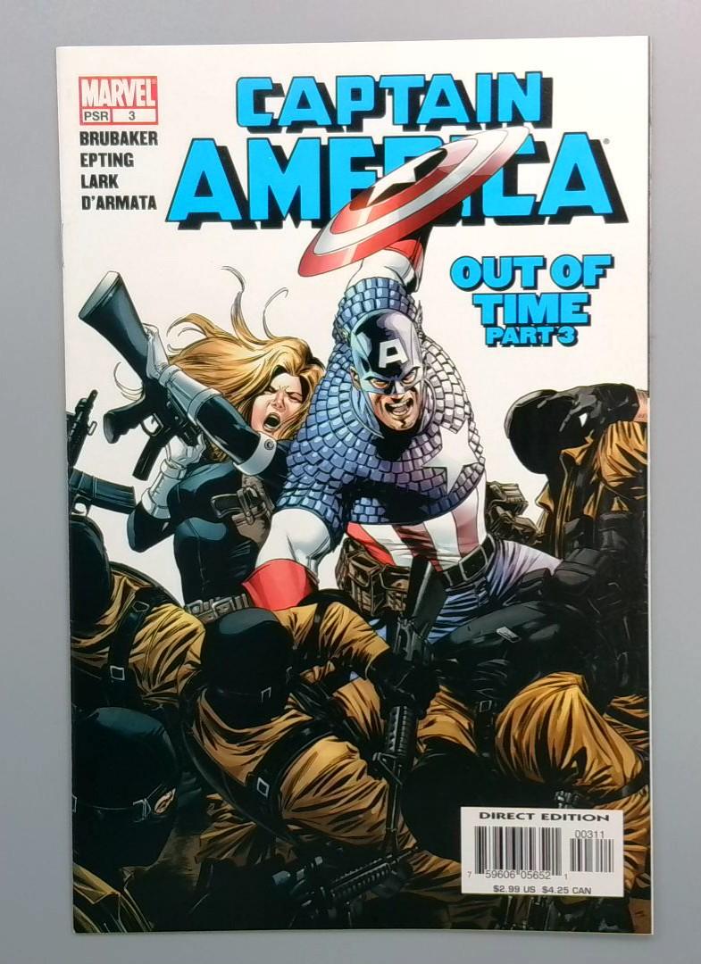Captain America #3, VF+ "Out of Time Part 3", Marvel, 2005