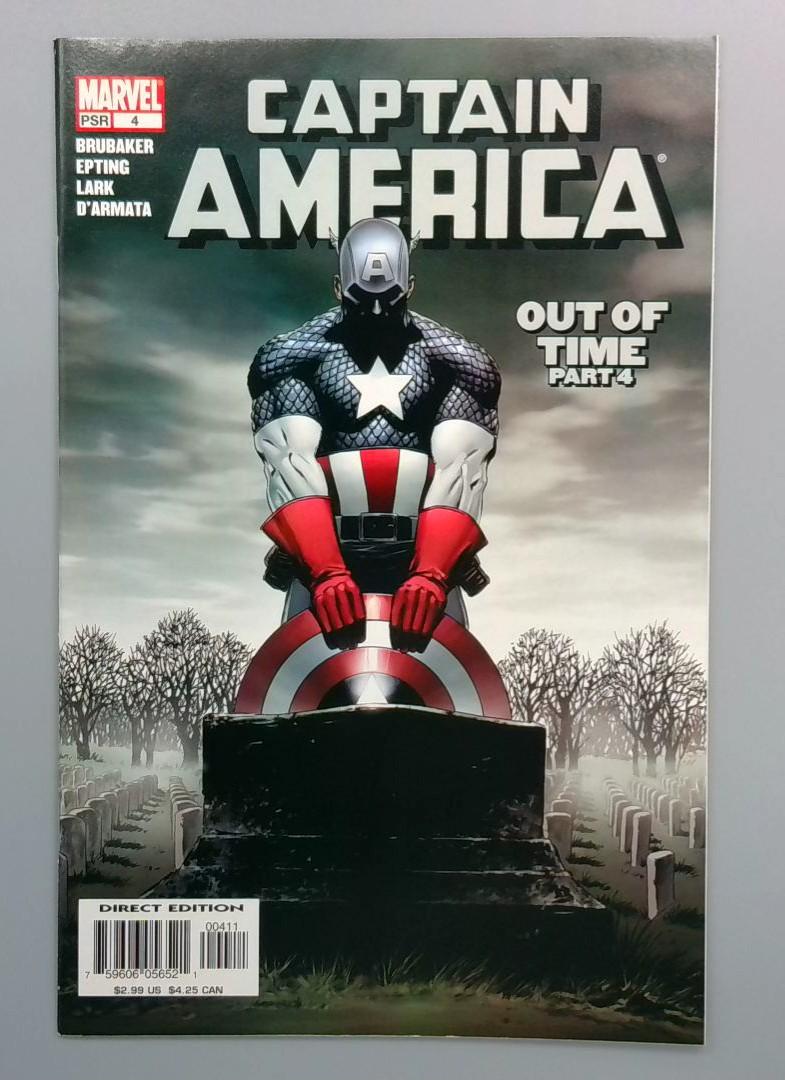Captain America #4, NM- Out of Time Part 4, Marvel, 2005