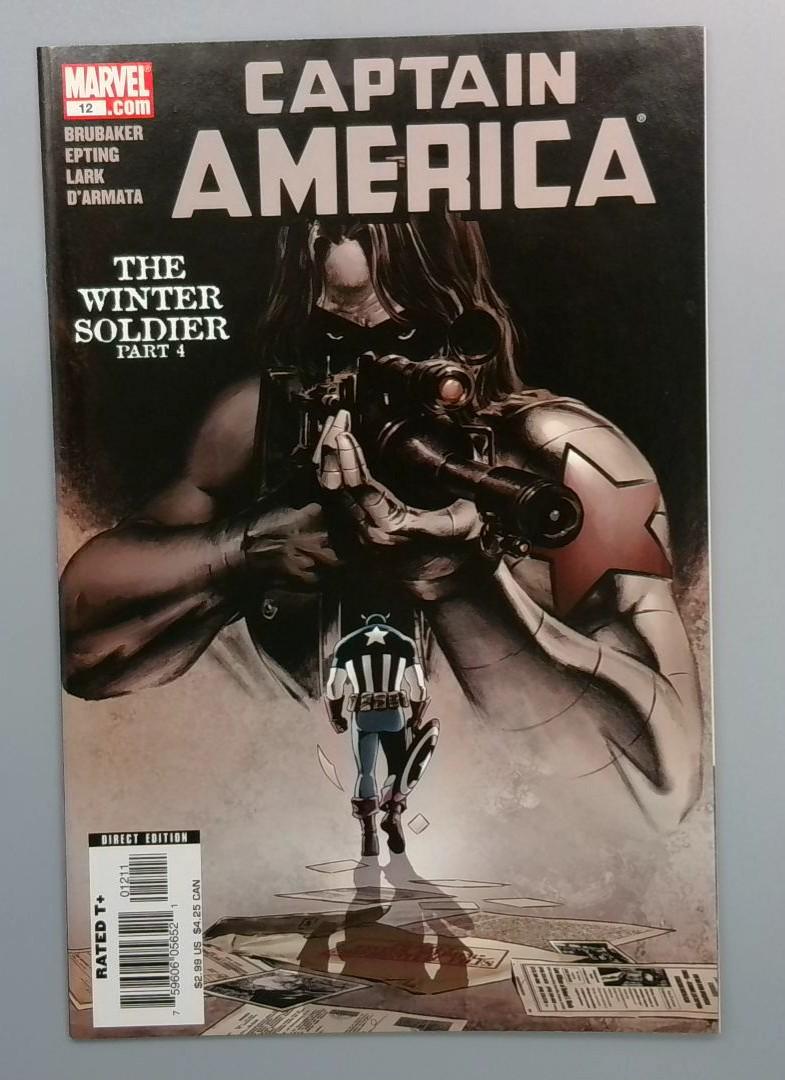 Captain America #12, VF/NM The Winter Soldier Part 4, Marvel Comics, 2005