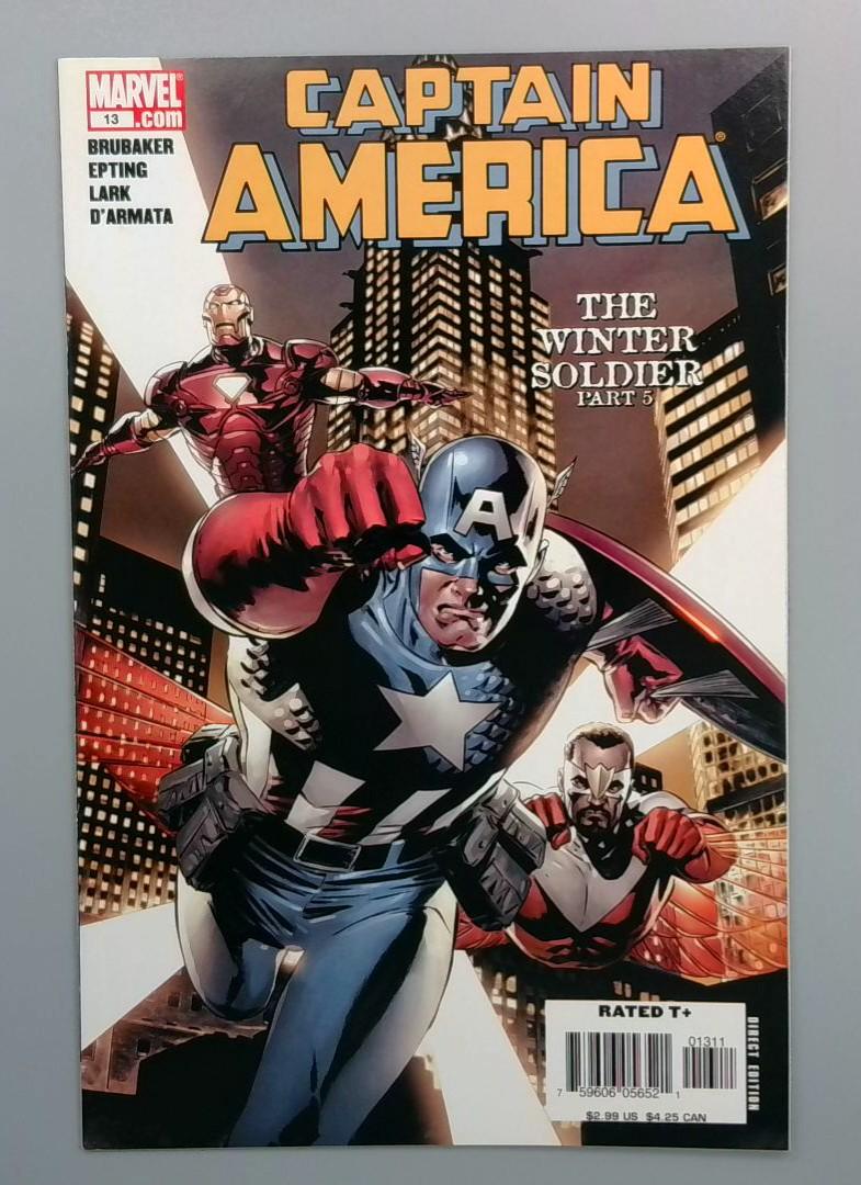 Captain America #13, NM- The Winter Soldier Part 5, Marvel, 2005