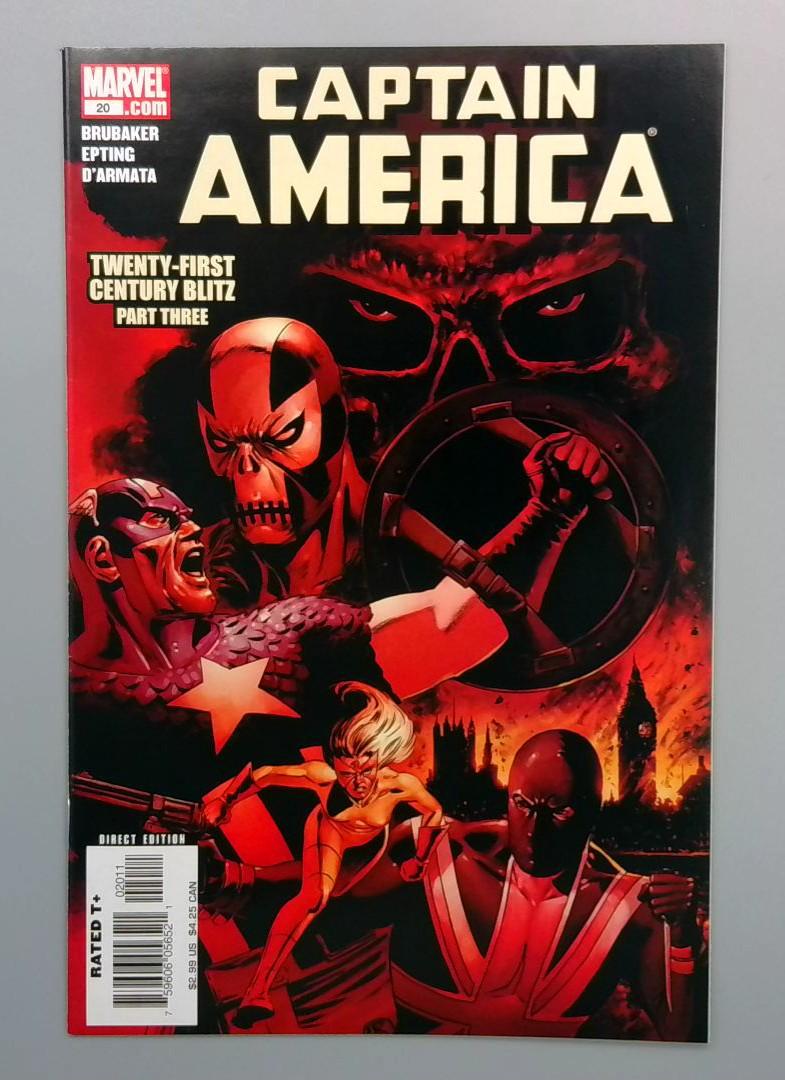 Captain America #20, NM- Spitfire, Marvel, 2007