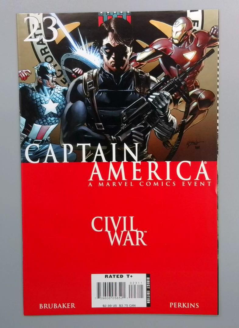 Captain America #23, Civil War Event, Marvel Comics, 2007