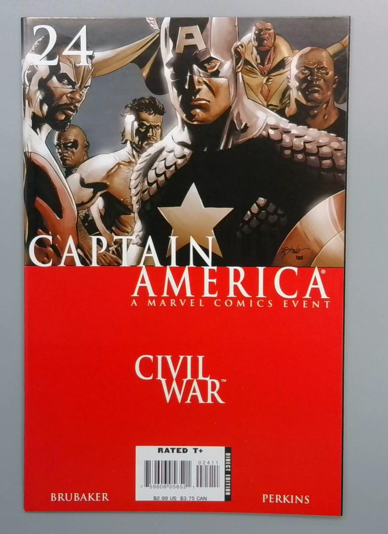 Captain America #24, NM Civil War Event, Marvel Comics, 2007