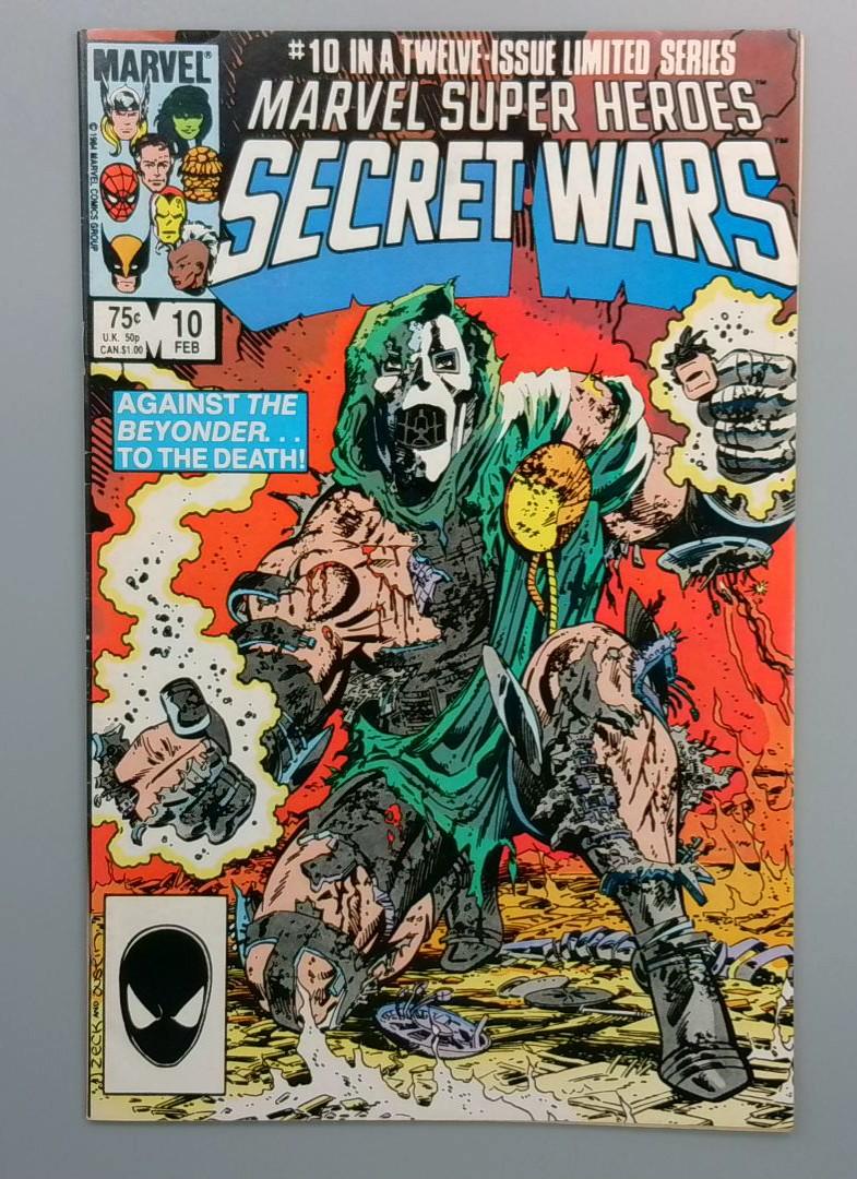 Marvel Super Heroes: Secret Wars #10, VF+ Marvel Comics, February 1985