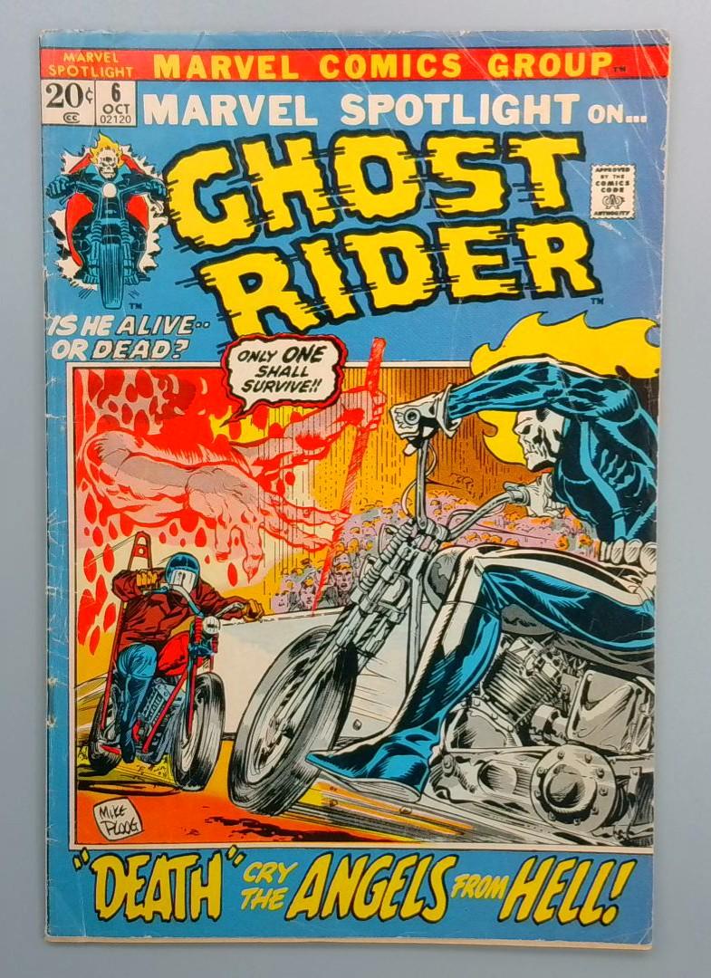 Marvel Spotlight #6, VG- 2nd Appearance of Ghost Rider Marvel Comics, 1972