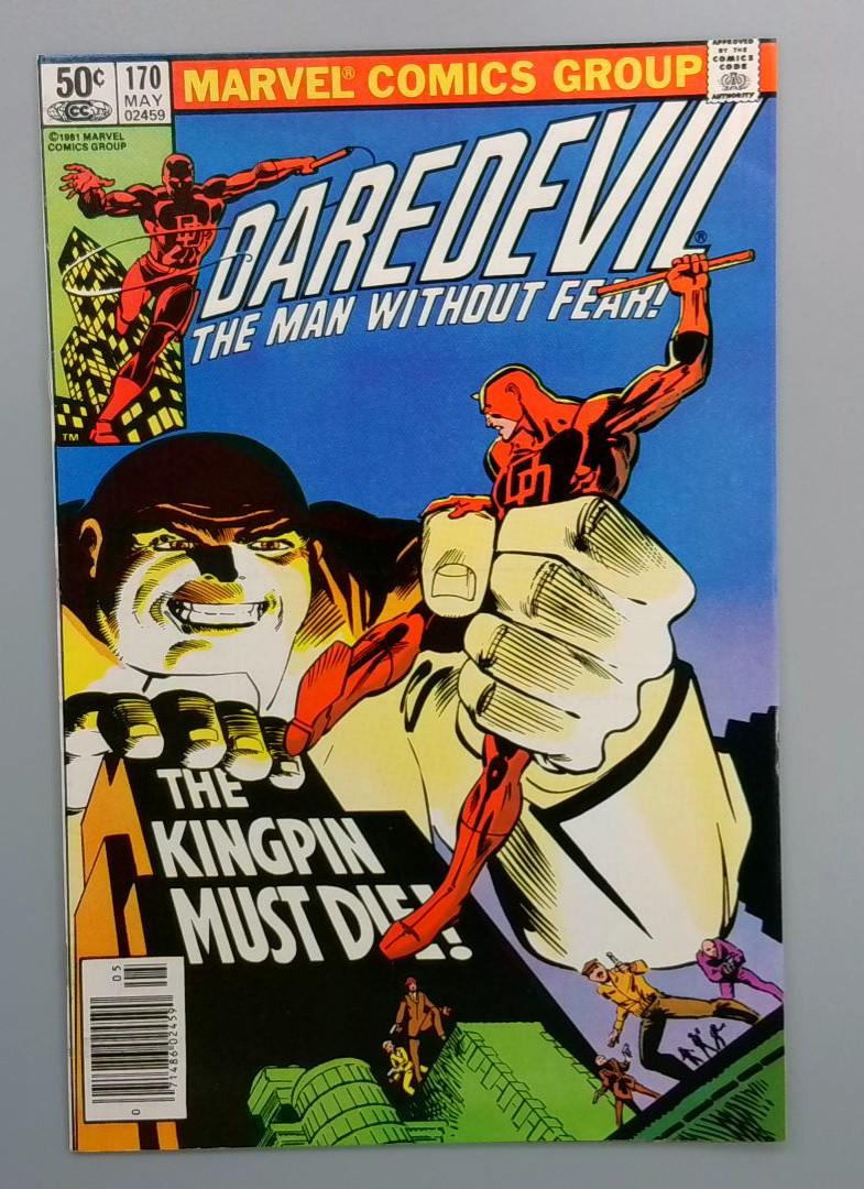 Daredevil #170, NM- 1st Kingpin/Daredevil Meeting, Marvel Comics, 1981
