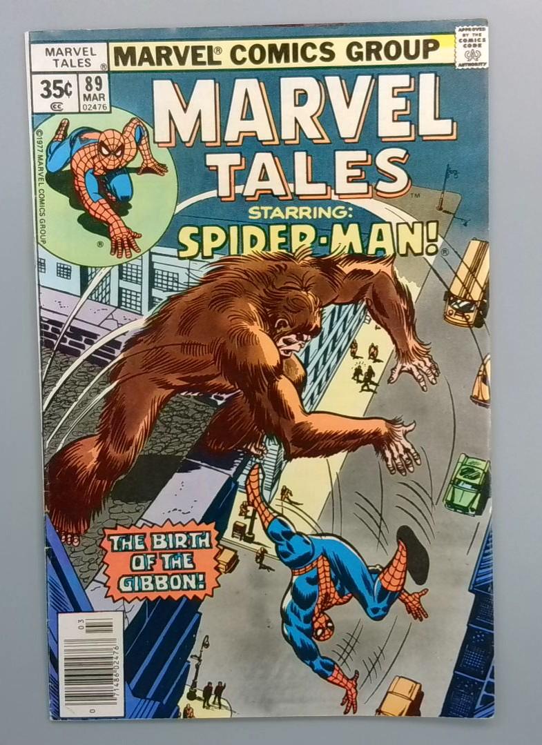 Marvel Tales #89, FN Featuring Spider-Man, Marvel Comics, 1977