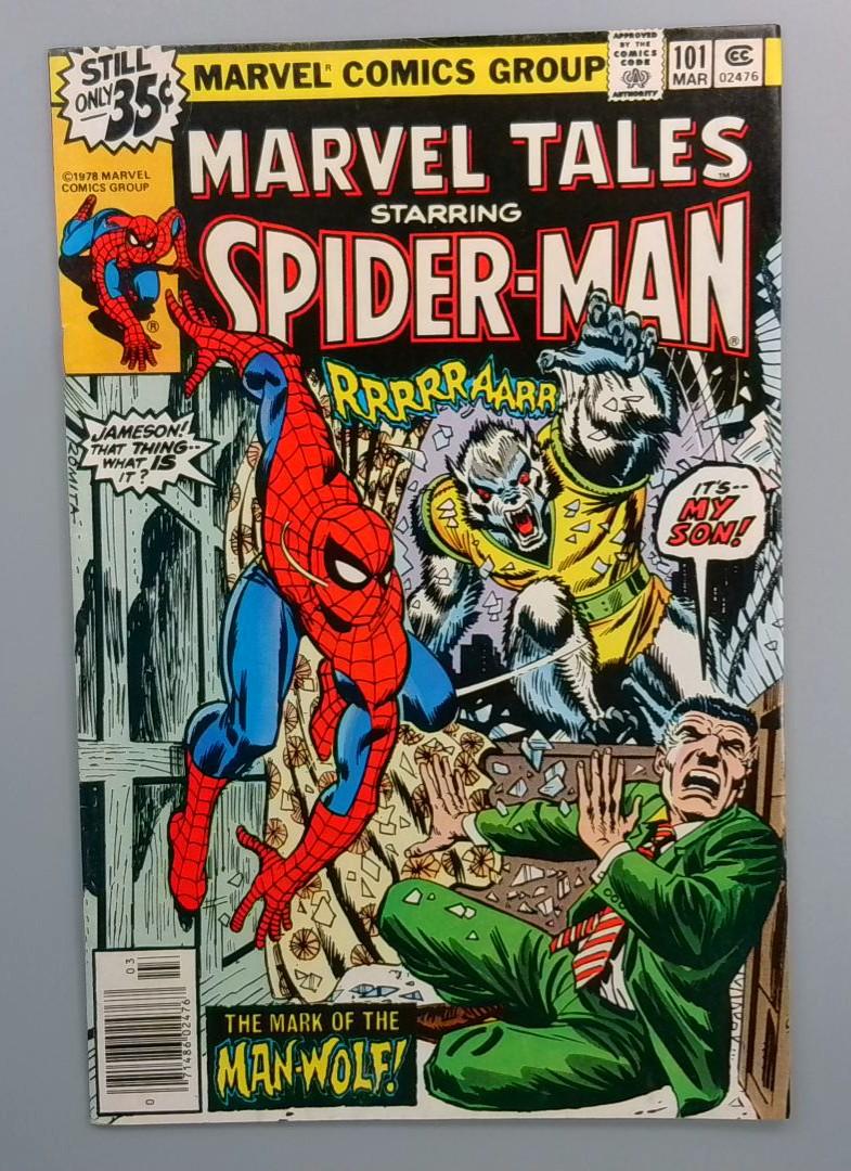 Marvel Tales #101, VF The Mark of the Man-Wolf, Marvel Comics, 1978