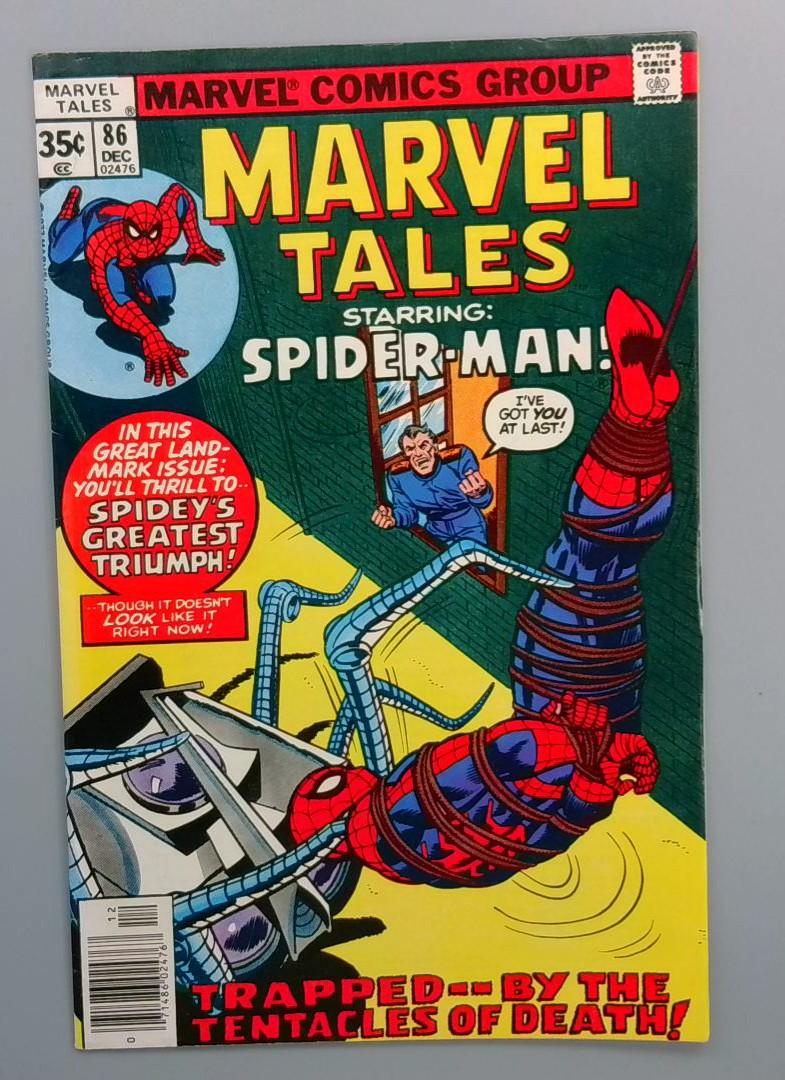 Marvel Tales #86, Spider-Man, Marvel Comics, December 1976