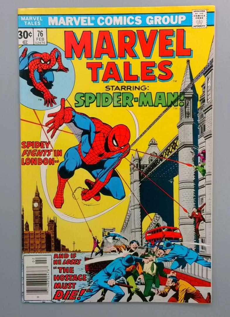 Marvel Tales #76, Starring Spider-Man, Marvel Comics, February 1976