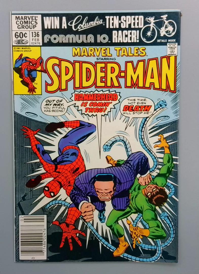 Marvel Tales #136, VF Marvel Comics, 1981