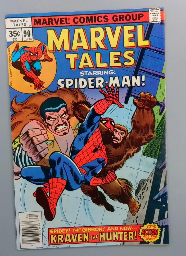 Marvel Tales #90 Starring Spider-Man, Marvel Comics, 1977