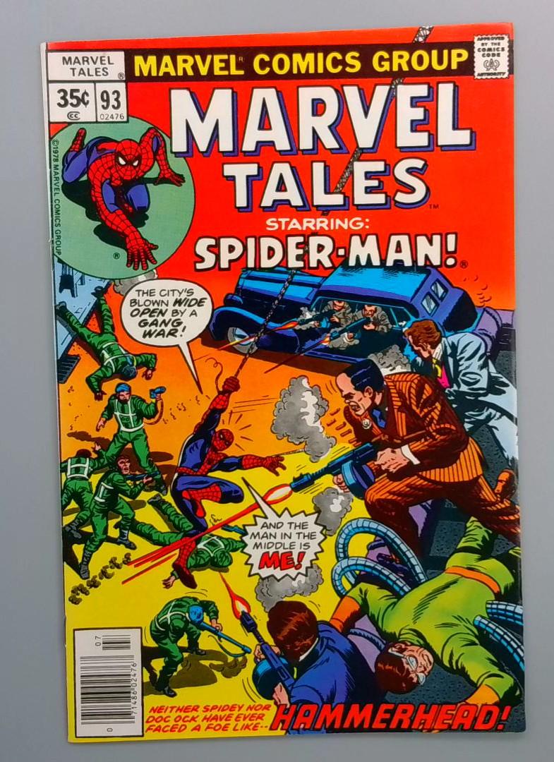 Marvel Tales #93, VF Starring Spider-Man, Marvel Comics Group, 1977