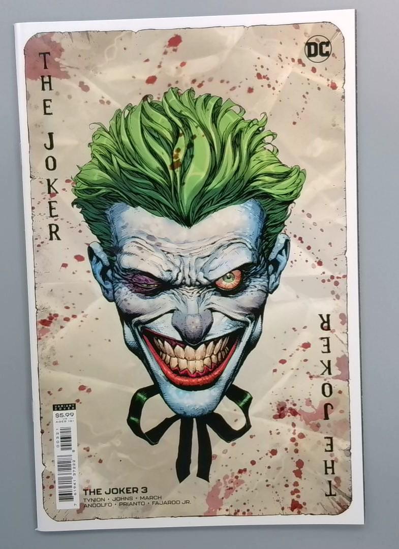 The Joker #3, NM Finch Cardstock Variant DC Comics, 2022