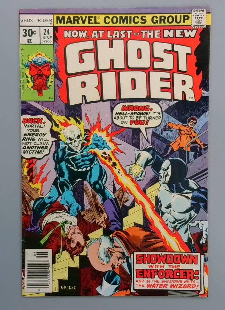 Ghost Rider #24, VF Showdown with the Enforcer, Marvel Comics, 1977